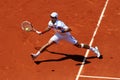Novak Djokovic (SRB) at Roland Garros 2011 Royalty Free Stock Photo