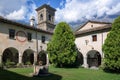 The abbey of Novalesa in Piedmont, Italy, famous medieval benedectine monastery