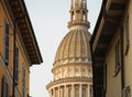 Novara, Italy. Antonelli cupola. Royalty Free Stock Photo