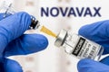 Novavax Covid-19 vaccine in laboratory
