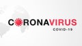 Novel Coronavirus banner. Virus Covid 19.