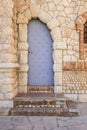 Forged metal door of the Santa Maria Magdalena Sanctuary