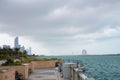 View of Corniche Beach Abu Dhabi Royalty Free Stock Photo