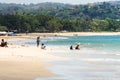 18 November 2012. Bali Jimbaran Beach. Fishermen on the beach are fishing