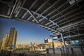 November2019,Bangkok Thailand Bangkok modern office buildings and condominium in Bangkok city downtown with blue sky and clouds at Royalty Free Stock Photo