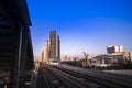 November2019,Bangkok Thailand Bangkok modern office buildings and condominium in Bangkok city downtown with blue sky and clouds at Royalty Free Stock Photo