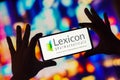 November 28, 2022, Brazil. In this photo illustration, the Lexicon Pharmaceuticals logo is displayed on a smartphone screen