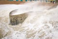 Man caught by storm Desmond waves