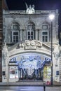 13 November 2014 Burlington arcade shops at Picadilly Street, London, decorated for Christmas and New 2015 Year, England