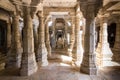 November 08, 2014: Detailed carvings of the walls inside the Jain temple of Ranakpur, India