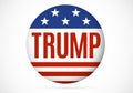 November 14, 2016. Donald Trump political badge