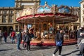 Merry-Go-Round In Florence, Italy