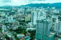 November 9, 2019, Georgetown, Penang, Malaysia, a bird's-eye view of Georgetown, a city of culture and unique architecture. Royalty Free Stock Photo