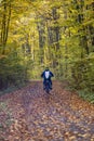 Images from the enduro motorbike training made in the forest near Pitesti, Romania