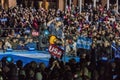 NOVEMBER 7, 2016, INDEPENDENCE HALL, Musician Bruce Springsteen performs at an election eve rally for Hillary Clinton featuring Bi