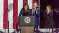 NOVEMBER 7, 2016, INDEPENDENCE HALL, PHIL., PA - Bill and Chelsea Clinton Mezvinsky welcome First Lady Michelle Obama at Election