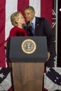 NOVEMBER 7, 2016, INDEPENDENCE HALL, PHIL., PA - President Obama and Democratic Presidential Candidate Hillary Clinton Hold Electi