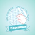 13 november International Day of the Blind