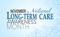 November is long-term care awareness month