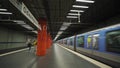 November 15, 2022 Munich, Germany. U-Bahnhof Odeonsplatz. U-bahn Linien U4 und U5. Odeonsplatz subway station in