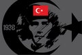 10 November, Mustafa Kemal Ataturk Death Day anniversary.