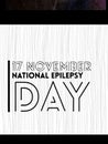 17 November national epilepsy day