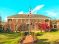 Generic school building on a campus