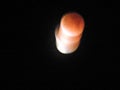 Los Angeles Partial Lunar Eclipse BLURR Royalty Free Stock Photo