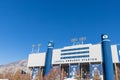 Provo, UT, USA: Lavell Edwards Stadium on the campus of Brigham Young University, primarily used for college