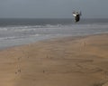 5 November 19, Red Bull pilot flying over the North Beach in NazarÃÂ©.