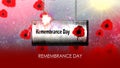 NOVEMBER 11 Remembrance Day