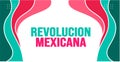 November is Revolucion Mexicana background template. Holiday concept. background, banner, placard, card, and poster design