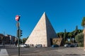 Exterior of the Pyramid of Cestius