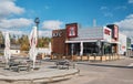 November 10, 2020 Russia, Voronezh region, M4 highway, exterior of Kentucky Fried Chicken KFC restaurant. No people.