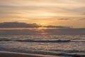 November Sunrise on Topsail Island, NC Royalty Free Stock Photo