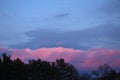 November sunset at Goodwin State Forest in Hampton, Connecticut