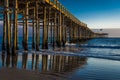 NOVEMBER 9, 2018 - VENTURA, CA, USA - Ventura Pier at sunset, Pacific Ocean Royalty Free Stock Photo