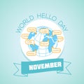 21 november World Hello Day