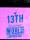 13 November world kindness day