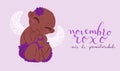 Novembro Roxo translation from portuguese November Purple, Brazil campaign for preterm infants awareness. Handwritten