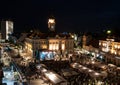 Novi Sad center at night