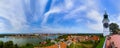 Novi Sad panorama - Serbia Royalty Free Stock Photo