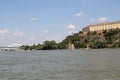 Novi Sad Petrovaradin Fortress and the Danube River in Vojvodina, Serbia Royalty Free Stock Photo