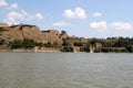 Novi Sad Petrovaradin Fortress and the Danube River in Vojvodina, Serbia Royalty Free Stock Photo