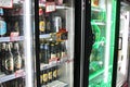 Novi Sad, Serbia, 06.02.2018 fridges full of drinks