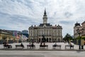 NOVI SAD, SERBIA - July 7, Novi Sad - Liberty Square on the day of Exit Festival Royalty Free Stock Photo