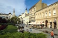 People In The Cafe And Restaurants Of Novi Sad, Serbia Royalty Free Stock Photo