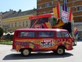 Van as a symbol of Exit music festival in Novi Sad, Serbia - one of the Best European Music Festivals