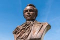 Novi Sad, Serbia - March 24, 2023: Bust of Taras Shevchenko, also known as Kobzar, a Ukrainian poet, writer, artist, public and