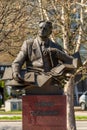 Bust of Uzeyir Hajibeyov, an Azerbaijani composer, conductor, publicist, playwright, and social